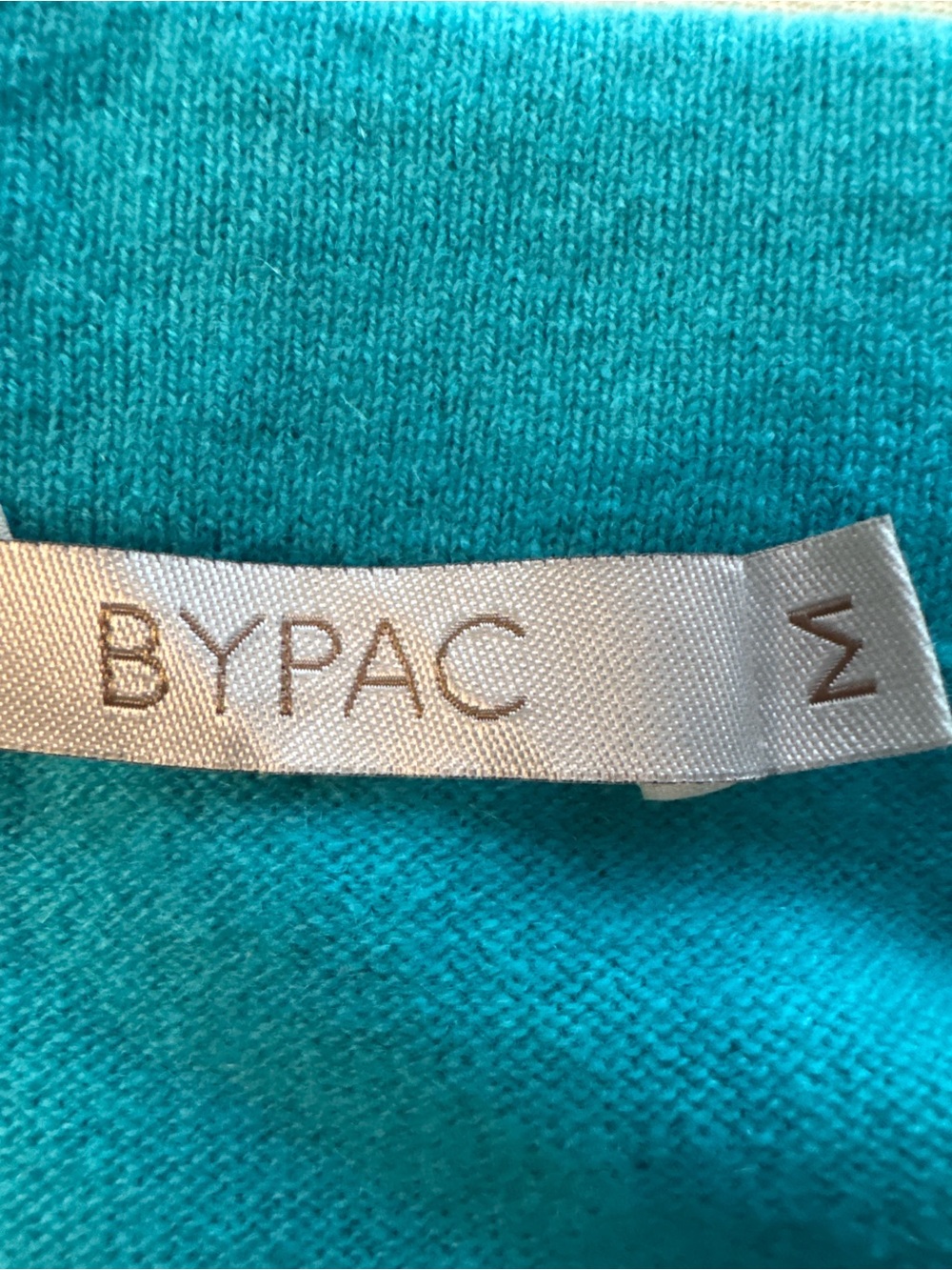 BYPAC 100% Cashmere Turquoise Knit Lounge Pants M
